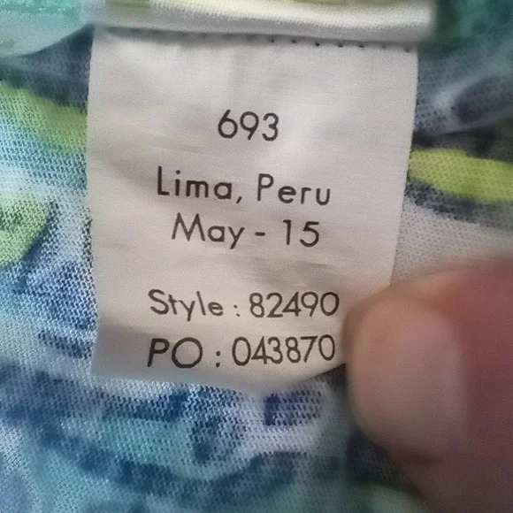 Lilly Pulitzer Windsor Sea Strapless Dress Womens Small Blue Green Pima Cotton - Picture 14 of 16